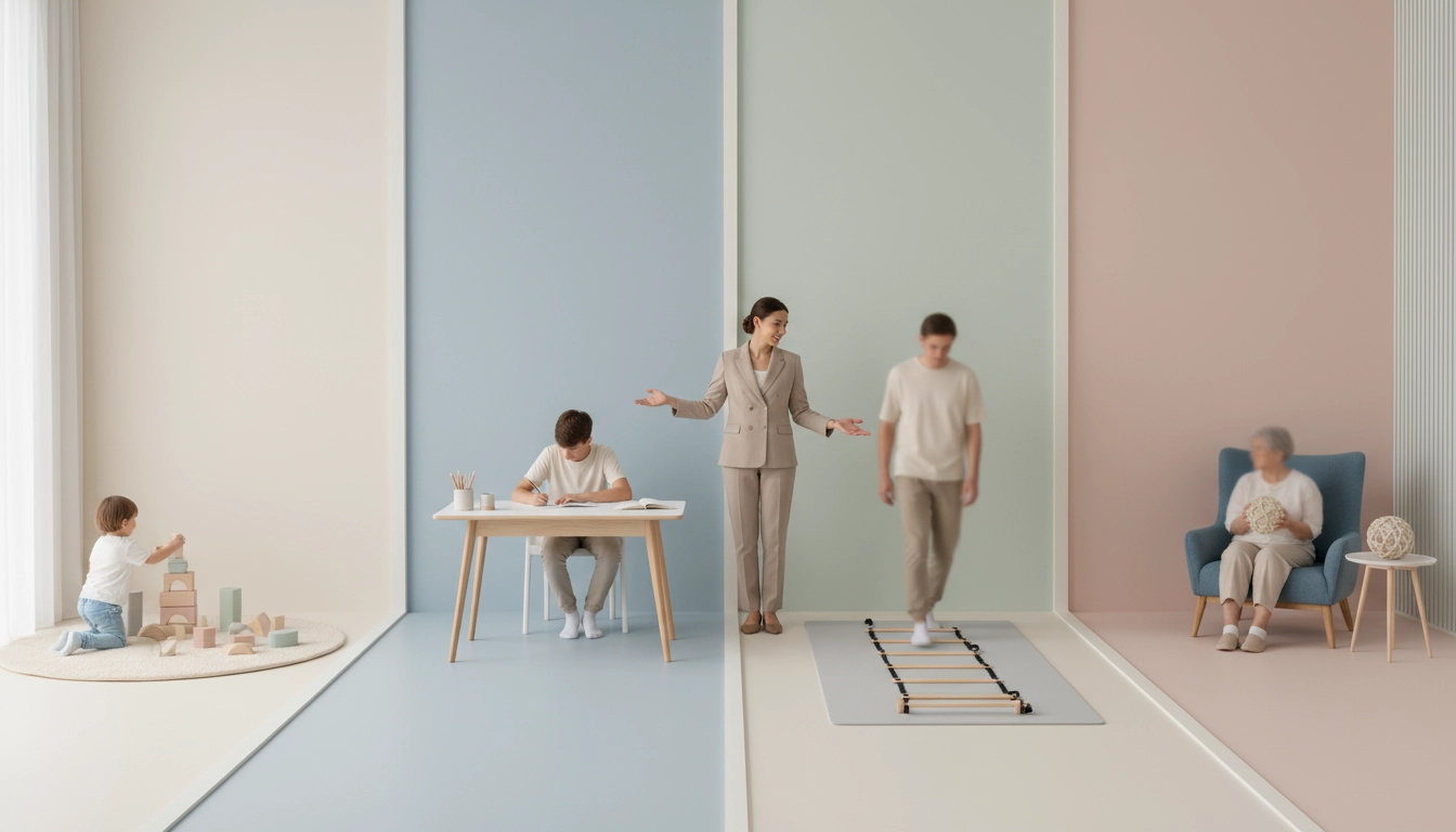 Parcours ludiques de psychomotricité au Pont des Demoiselles à Toulouse